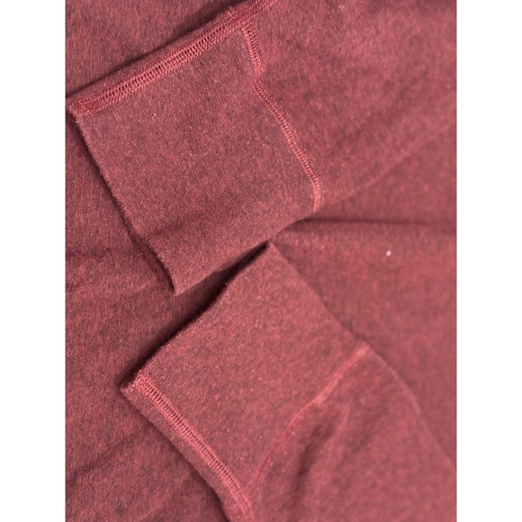 L.L. Bean Mens Two-Layer River Driver's Shirt Wool Blend Henley Base Layer Red L - Picture 7 of 7